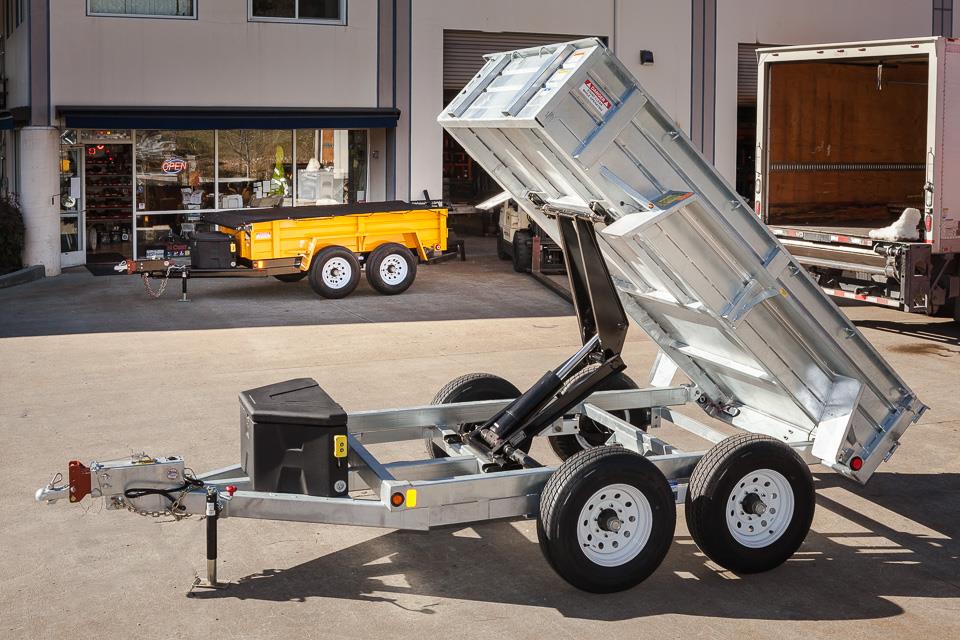 Rental store for trailer dump 5 foot x10 foot 7 000 lb capacity in Seattle, Shoreline WA, Greenlake WA, Lake City WA, Greater Seattle metro