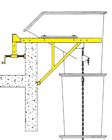 Rental store for chute debris parapet hangers pair in Seattle, Shoreline WA, Greenlake WA, Lake City WA, Greater Seattle metro