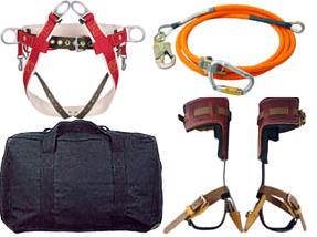 Where to find spurs set and climbing belt in Seattle